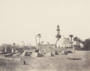 Souâdj, muslimischer Friedhof und Grab von Mourâd-Bey, 1851-52, gedruckt 1853-54 von Félix Teynard