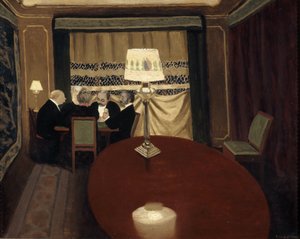 Das Pokerspiel von Felix Edouard Vallotton