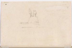 Skizze für Pavillon in der Nähe einer Moschee, 1800er Jahre