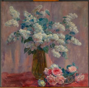 Flieder und Rosen von Flore Geleedts