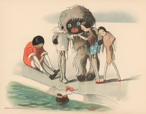 Illustration für The Golliwoggs Polar Adventures von Florence K. Upton