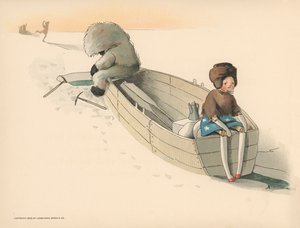 Illustration für Die Golliwoggs Polarabenteuer