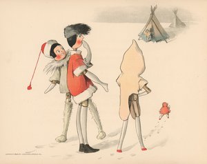 Illustration für Die Golliwoggs Polarabenteuer