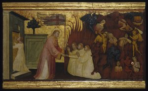 Der heilige Laurentius befreit Seelen aus dem Fegefeuer von Florentine Lorenzo di Niccolò Italian