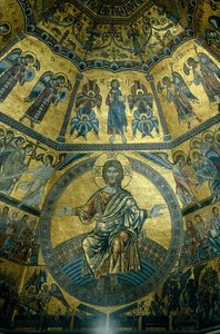 Mosaik an der Kuppeldecke des Baptisteriums von St. Johannes, Florenz von Florentine School