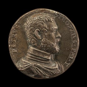 Pietro Strozzi, ca. 1545 (gegossenes unedles Silber) (Vorderseite von 6240384) von Florentine School