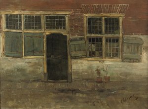 Kleine Häuser, Leiden, 1881 von Floris Verster