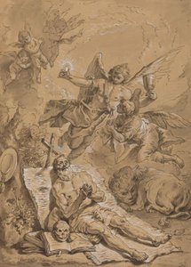 Letzte Kommunion des Heiligen Hieronymus