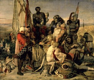 Der Körper von Harold vor Wilhelm den Eroberer gebracht von Ford Madox Brown