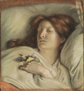 Die Genesende (Porträt der Frau des Künstlers)