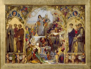 Die Samen und Früchte der englischen Poesie von Ford Madox Brown
