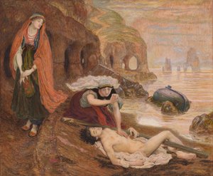 Das Auffinden von Don Juan durch Haidée von Ford Madox Brown