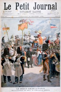 Feierlichkeiten des gemästeten Ochsen in Paris, 1896