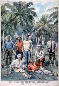 Aufständische Kubaner während des Spanisch-Amerikanischen Krieges, 1898 von Fortuné Méaulle