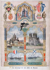 Botschaft von unseren russischen Freunden, 1896 von Fortuné Méaulle