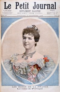 Porträt von Königin Amelia von Portugal, 1896