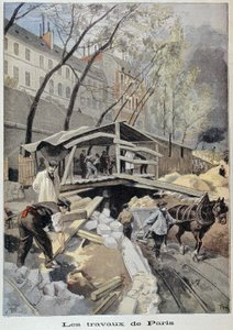 Baustelle in Paris - in „Le petit journal“ vom 14.05.1899