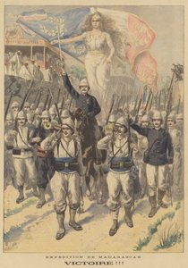 Die französische Expedition nach Madagaskar. Sieg!