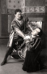 Lewis Waller 1860-1915 und Harry Brodribb Irving 1870-1919, englische Schauspieler, 1906