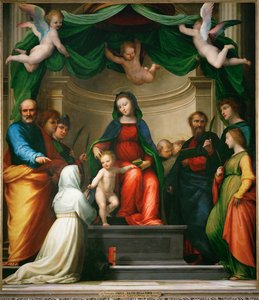 Die mystische Hochzeit der heiligen Katharina von Siena
