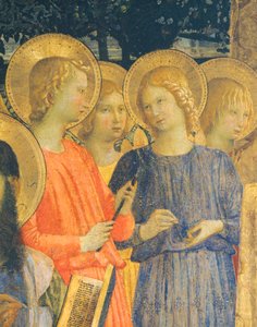 San Marco Altarbild, von Giovanni da Fiesole, bekannt als Fra Angelico (1400-ca. 1455), Tempera auf Holz, 220x227 cm (Detail), ca. 1440