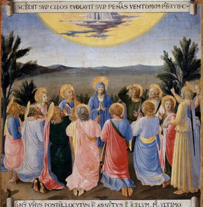 Die Himmelfahrt. Leben Christi, Armadio degli Argenti von Fra  Angelico