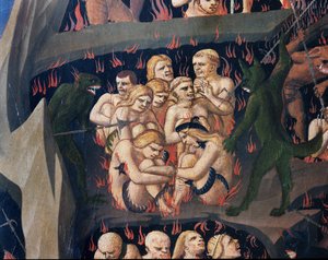 Das Jüngste Gericht: Hölle von Fra  Angelico