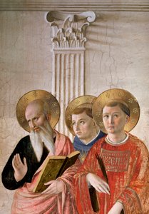 Die Madonna der Schatten (Detail) von Fra  Angelico