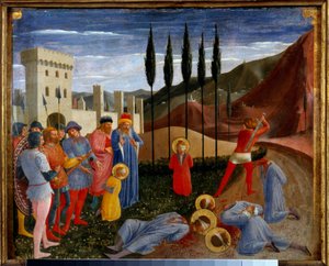 Das Martyrium der Heiligen Cosimo und Damian