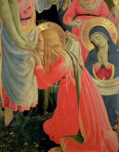 Santa Trinita Altarbild, Detail von Maria Magdalena