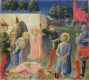 Die Enthauptung von St. Cosmas und St. Damian (Detail)