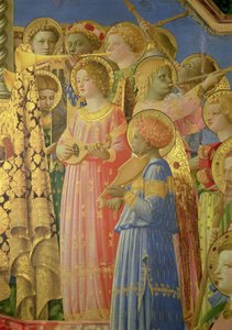 Die Krönung der Jungfrau Maria (Detail)