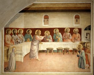 Die Kommunion der Heiligen von Fra Angelico