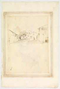 Blick auf ein Dorf
