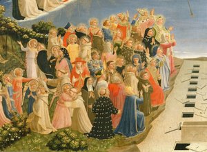 Das Jüngste Gericht (Detail) von Fra Giovanni Angelico da Fiesole