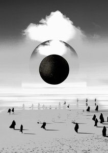 Schwarzer Mondstrand