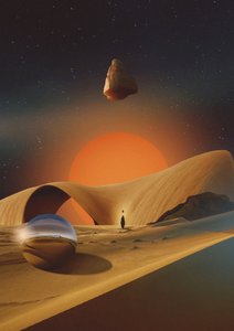 Kosmische Wüstenreise