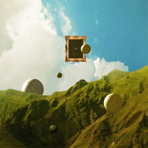 Schwebende Planeten im Sternenrahmen