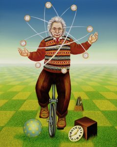 Einstein jongliert mit der Zeit, 2000