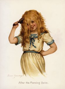 Mädchen: Nach dem Morgenschwimmen