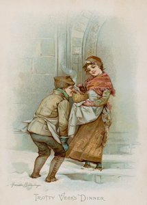 Trotty Vecks Abendessen (Chromolithographie)