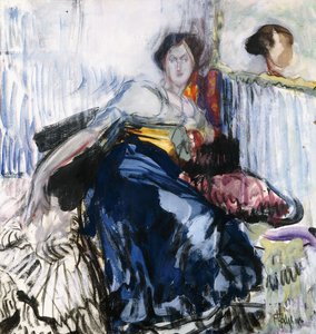 Liegende Frau