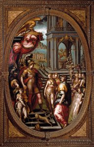 Alexander der Große überlässt Campaspe an Apelles von Francesco Morandini