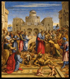 Johannes der Almosengeber in Alexandria von Francesco (fl.1508 45) Rizzi da Santacroce