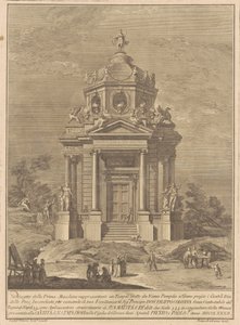 Die Prima Macchina für die Chinea von 1782: Der Tempel des Janus..., 1782