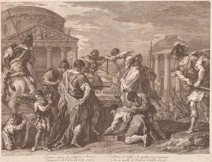 Camillus rettet Rom vor Brennus