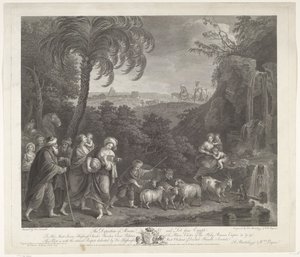 Abreise von Abraham und Lot aus Ägypten