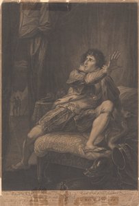 Mr. Kemble in der Rolle von König Richard III. - "Richard III," Akt V, Szene V von Francesco Bartolozzi