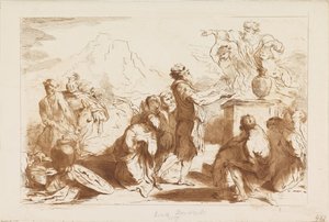 Opfer von Noah (Altes und Neues Testament nach Castiglione)