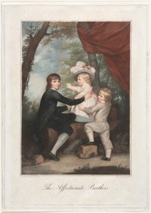 Die liebevollen Brüder (Die Lamm-Kinder) von Francesco Bartolozzi